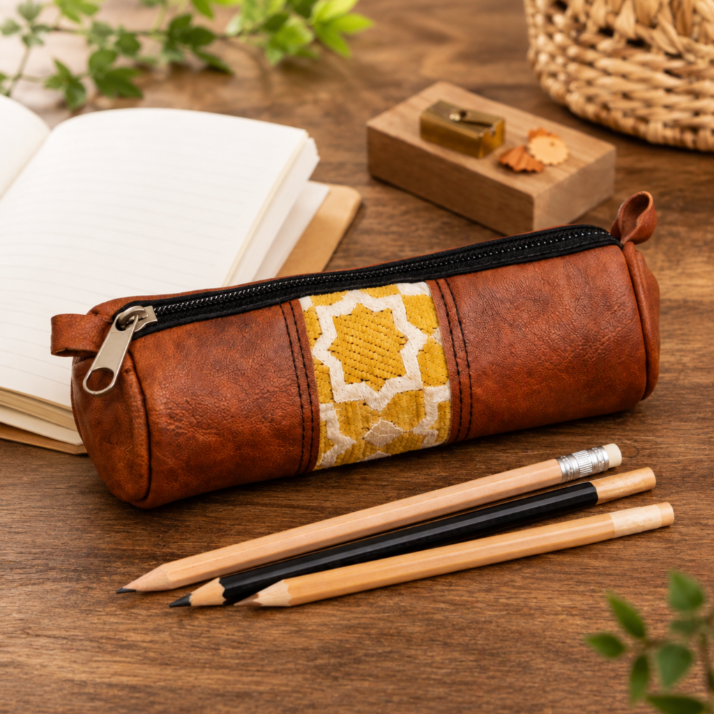 Handmade Leather Pencil Case